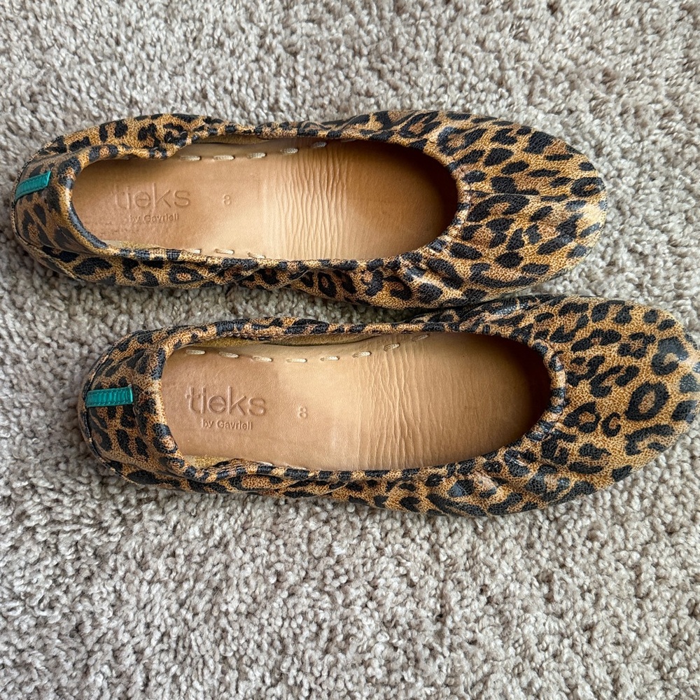 Tieks Cheetah Print Ballet Flats